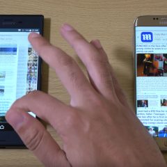 Guerra de Topes de Gama: Sony Xperia XZ vs Galaxy S7 (Videos)