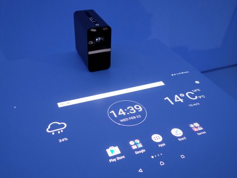 Nuevo Xperia Touch, ahora cualquier superficie será una pantalla