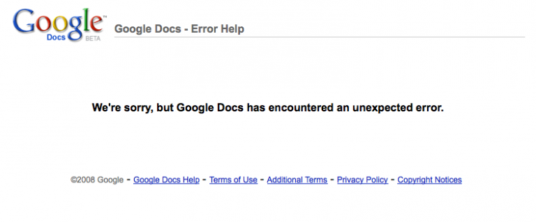 Falla en Google Docs, deja miles de archivos bloqueados - Dominio Libre