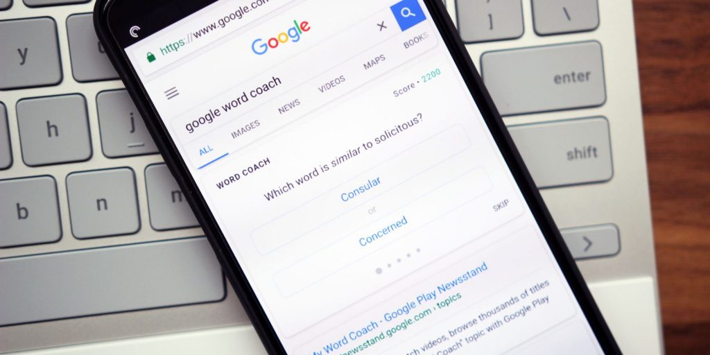 Aprende inglés gratis con Google Word Coach