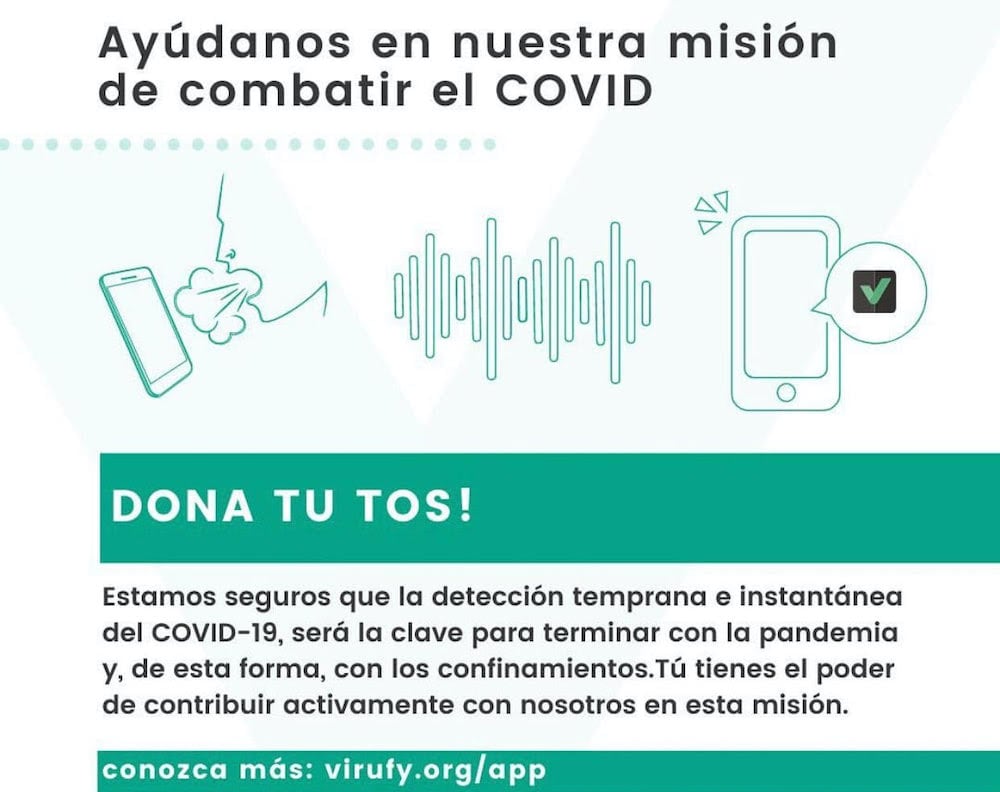 Contribuye a la detección del COVID 19 a través del sonido de tu tos