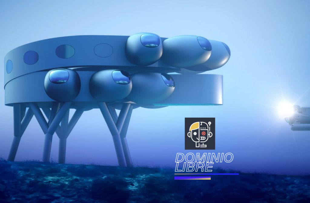 PROTEUS: el edificio submarino 20 metros de profundidad