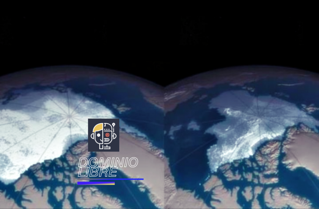 Nanosatélites sobre el ártico que vigilan el hielo marino