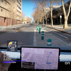 Capturan en video al sistema de conducción autónoma en Beta de Tesla chocando con algo