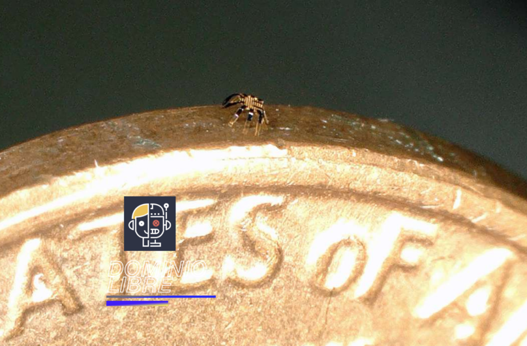 No sentirás el robot RC ambulante más pequeño del mundo arrastrándose por tu cuerpo