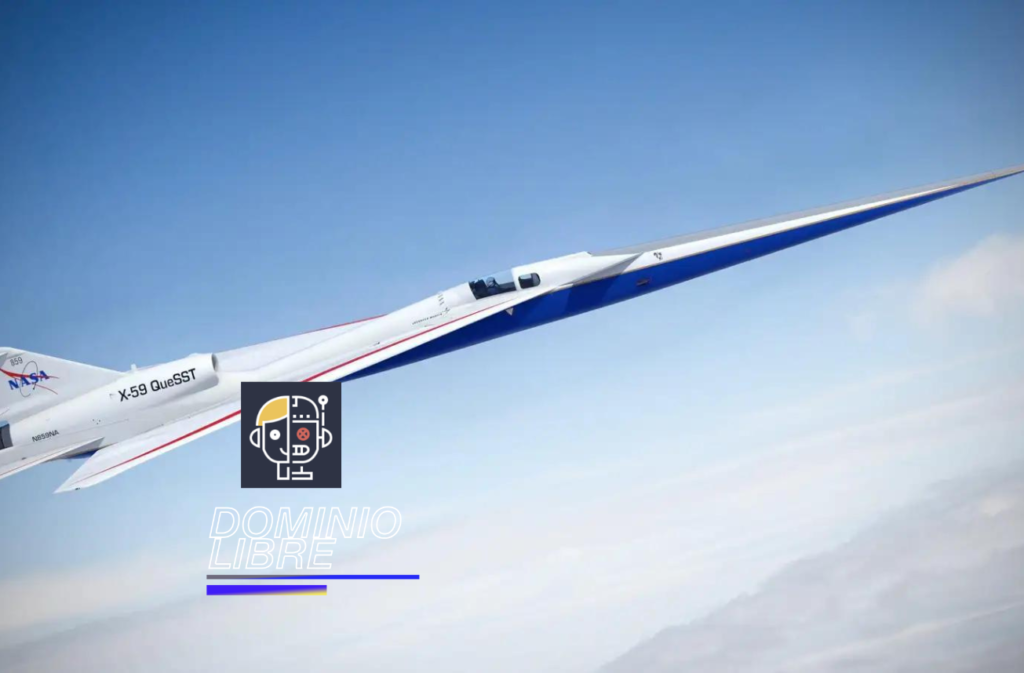 El avión X-59 de la NASA quiere abrir los cielos para más aviones supersónicos