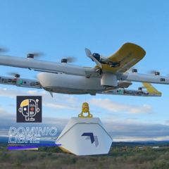 Un dron de reparto de comida se estrella, se incendia y deja a miles de personas sin electricidad.