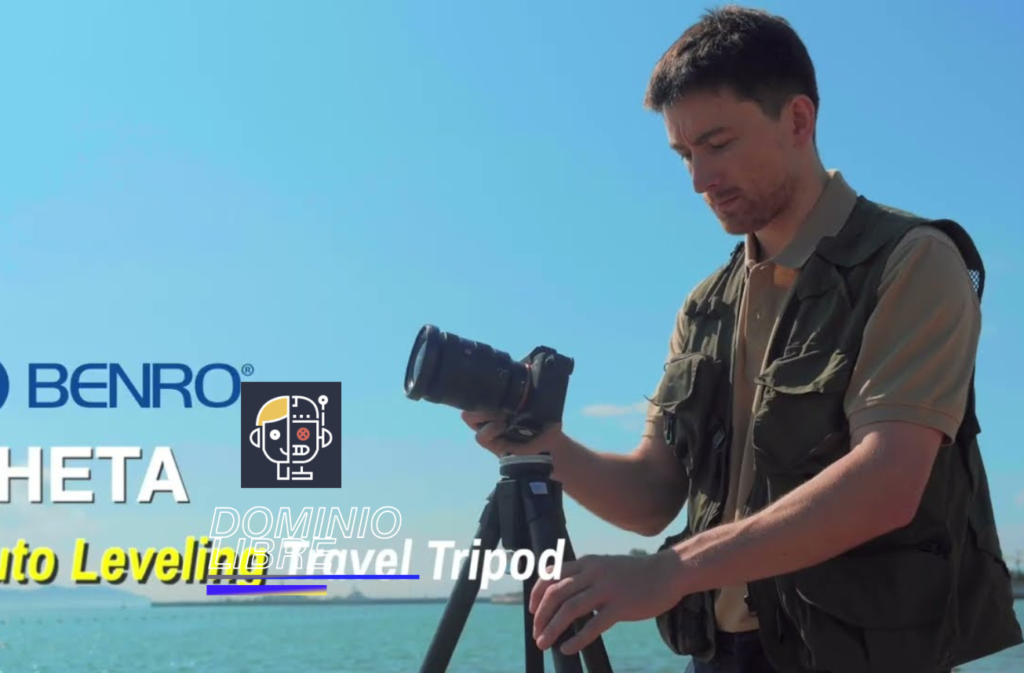 Este trípode nivela tu cámara por sí mismo.