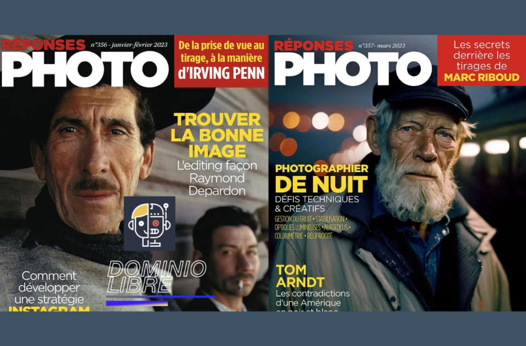 Estas dos portadas de una revista de fotografía son espectaculares, pero una la hizo una IA.