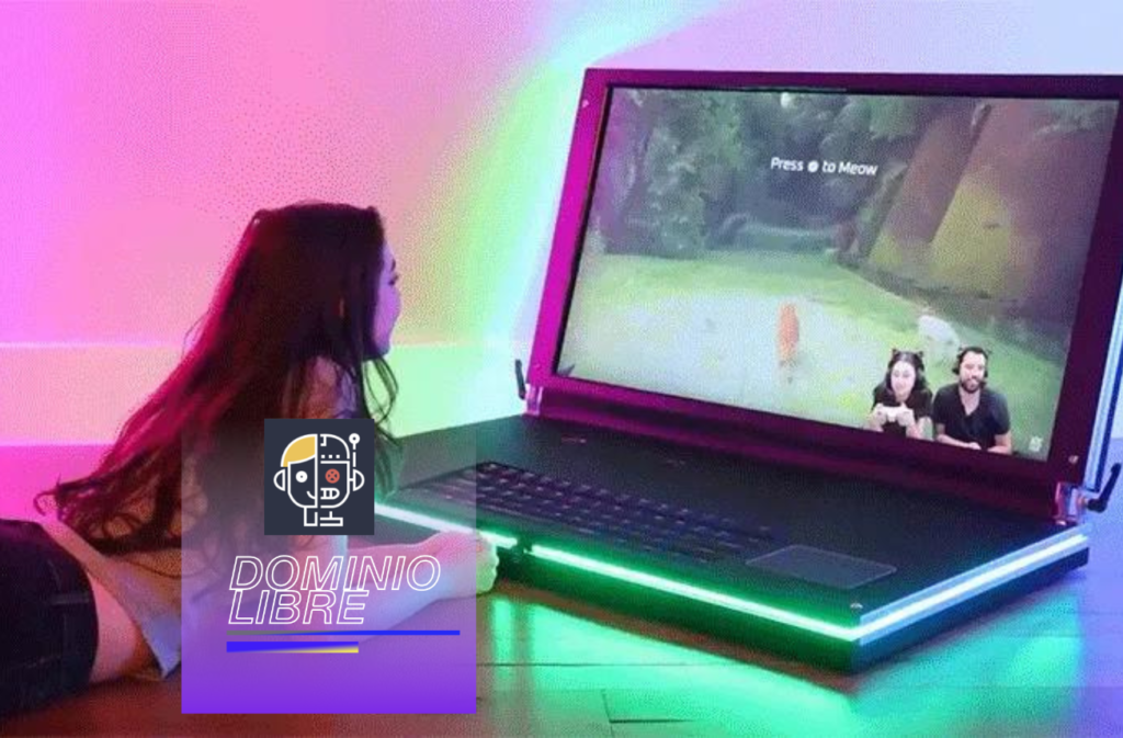Esta laptop cuenta con una monstruosa pantalla de 43 pulgadas