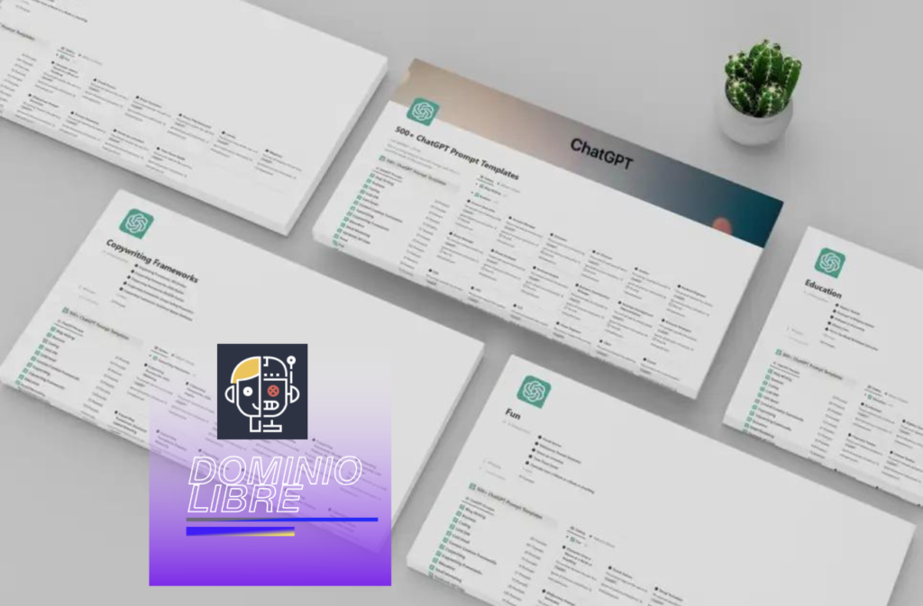 Ahora puedes descargar gratis 500 prompts de ChatGPT realmente útiles seleccionados por el creador de <em>Notion</em>