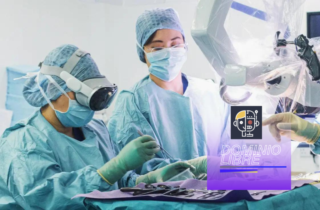 Los médicos utilizan Apple Vision Pro durante la cirugía.