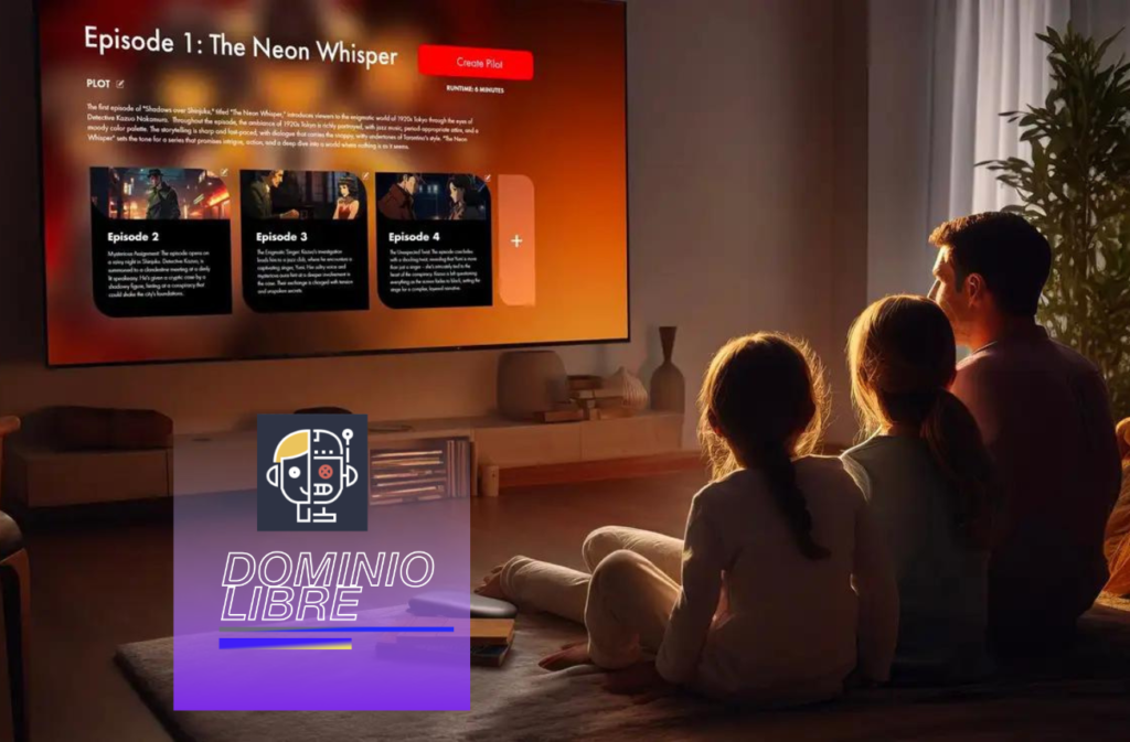 Ha llegado el primer servicio de streaming para programas de televisión generados por IA.