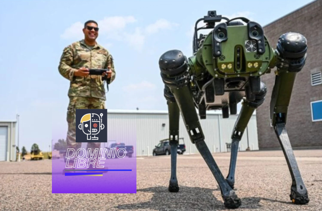 El área de Protección Nuclear de la Fuerza Espacial tiene un perro robot llamado Chappie.